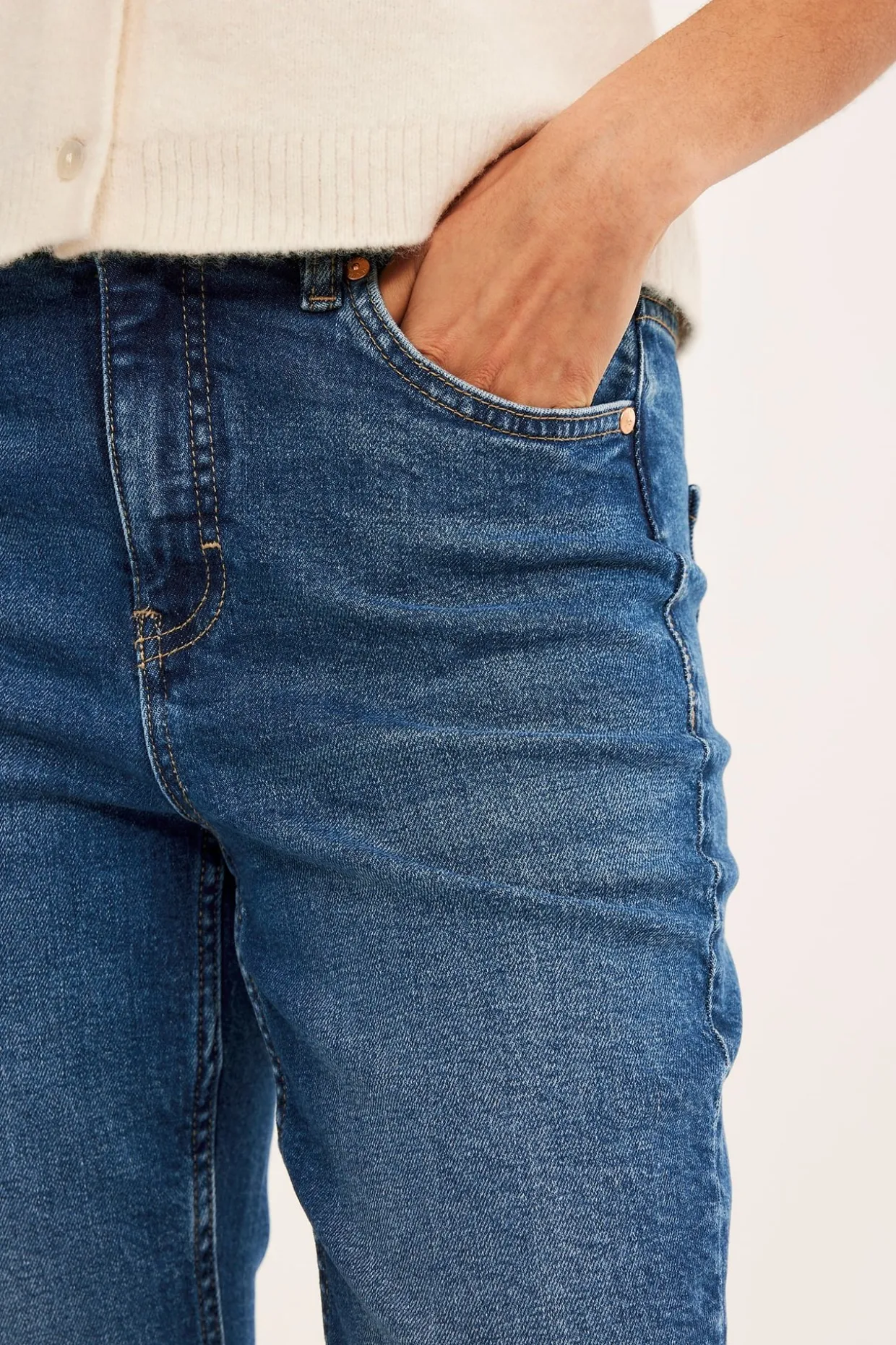 Cropped flare jeans regular waist