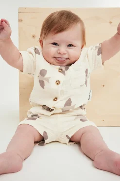 2-delat babyset i muslin