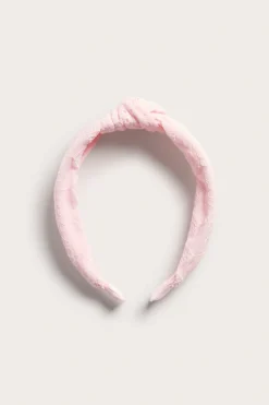 Diadem med broderie anglaise