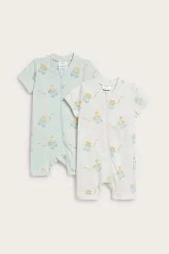 Djurmönstrad pyjamas i 2-pack