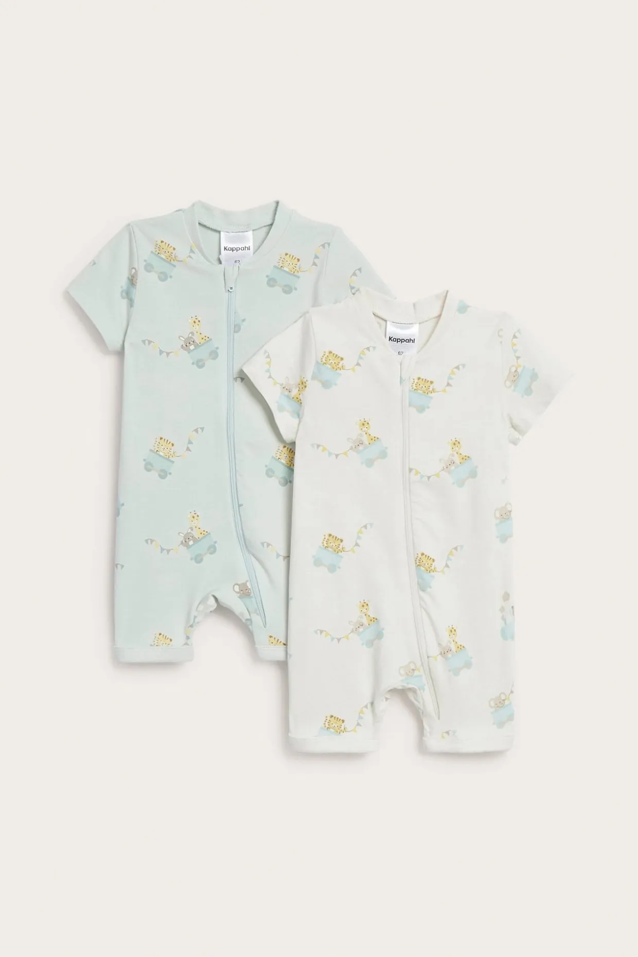 Djurmönstrad pyjamas i 2-pack
