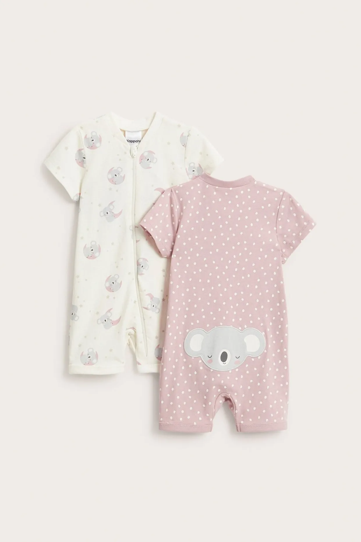 Djurmönstrad pyjamas i 2-pack