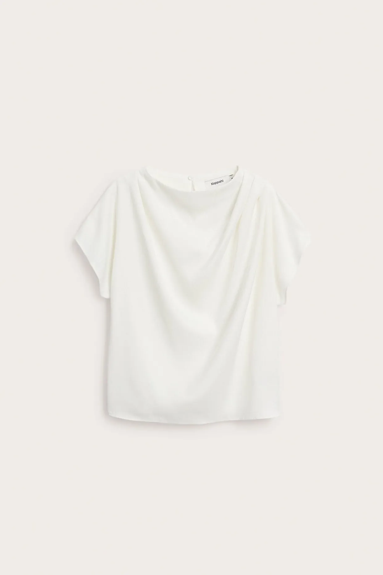 Draperad satinblus