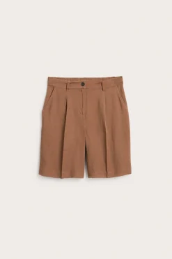 Dressade shorts i linnemix