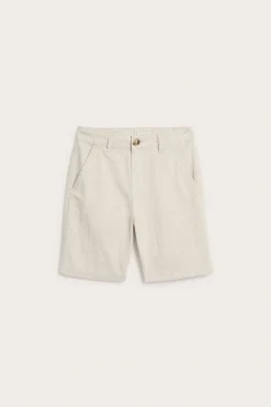 Dressade shorts i linnemix
