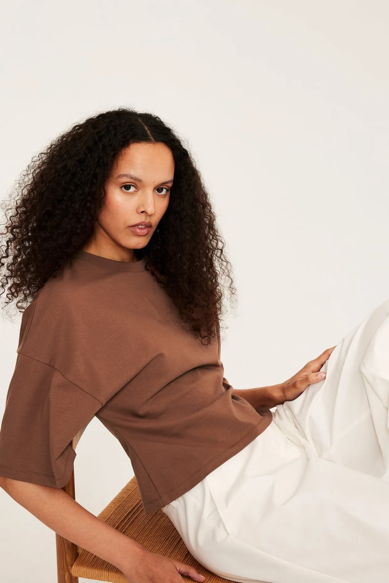 Figurnära t‑shirt