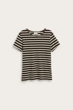 Figurnära t-shirt i bomull