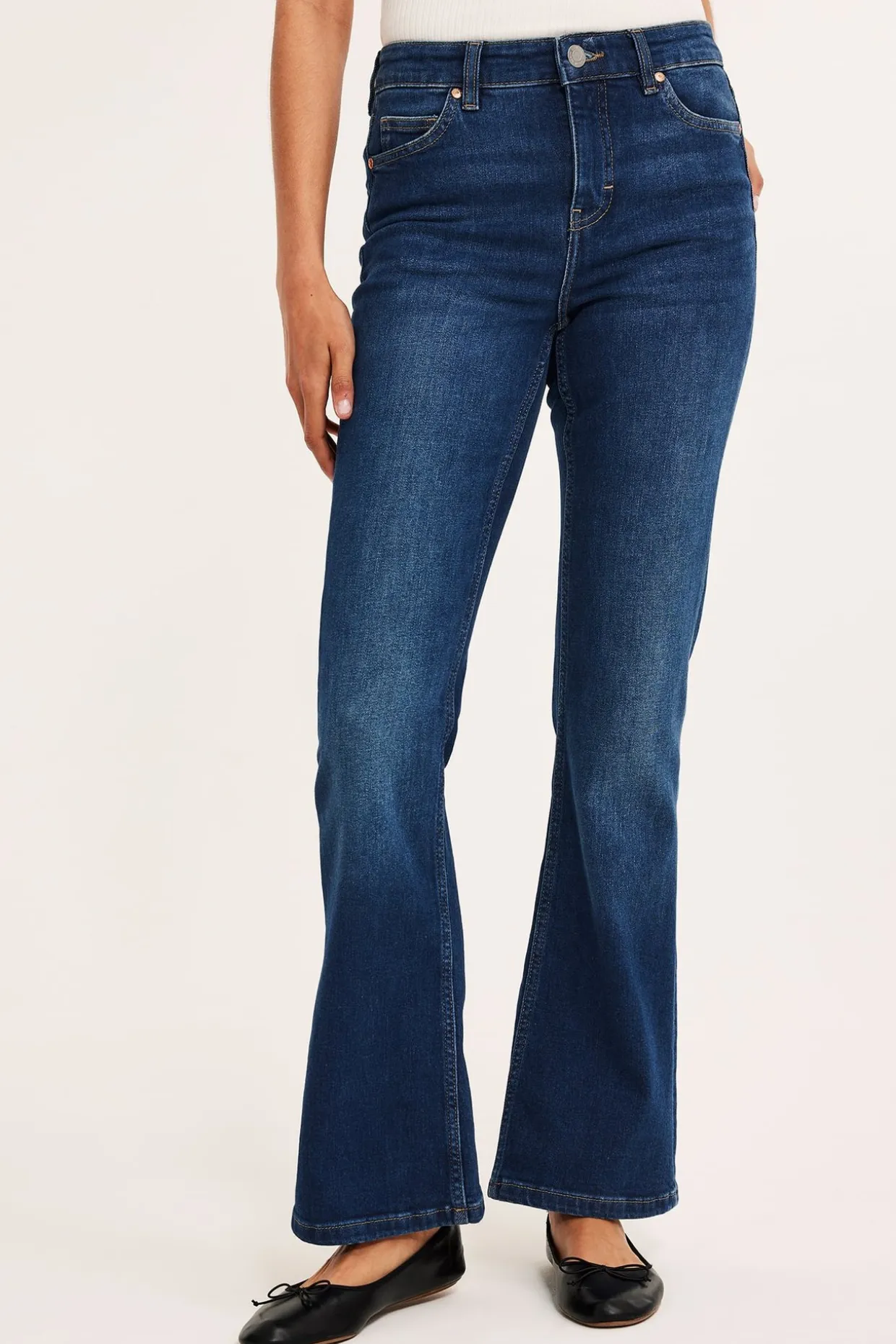 Flare jeans regular waist
