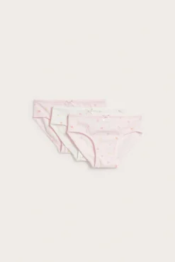 Fruktmönstrade brieftrosor i 3-pack