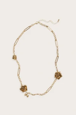Halsband med blommor