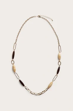 Halsband med stenar