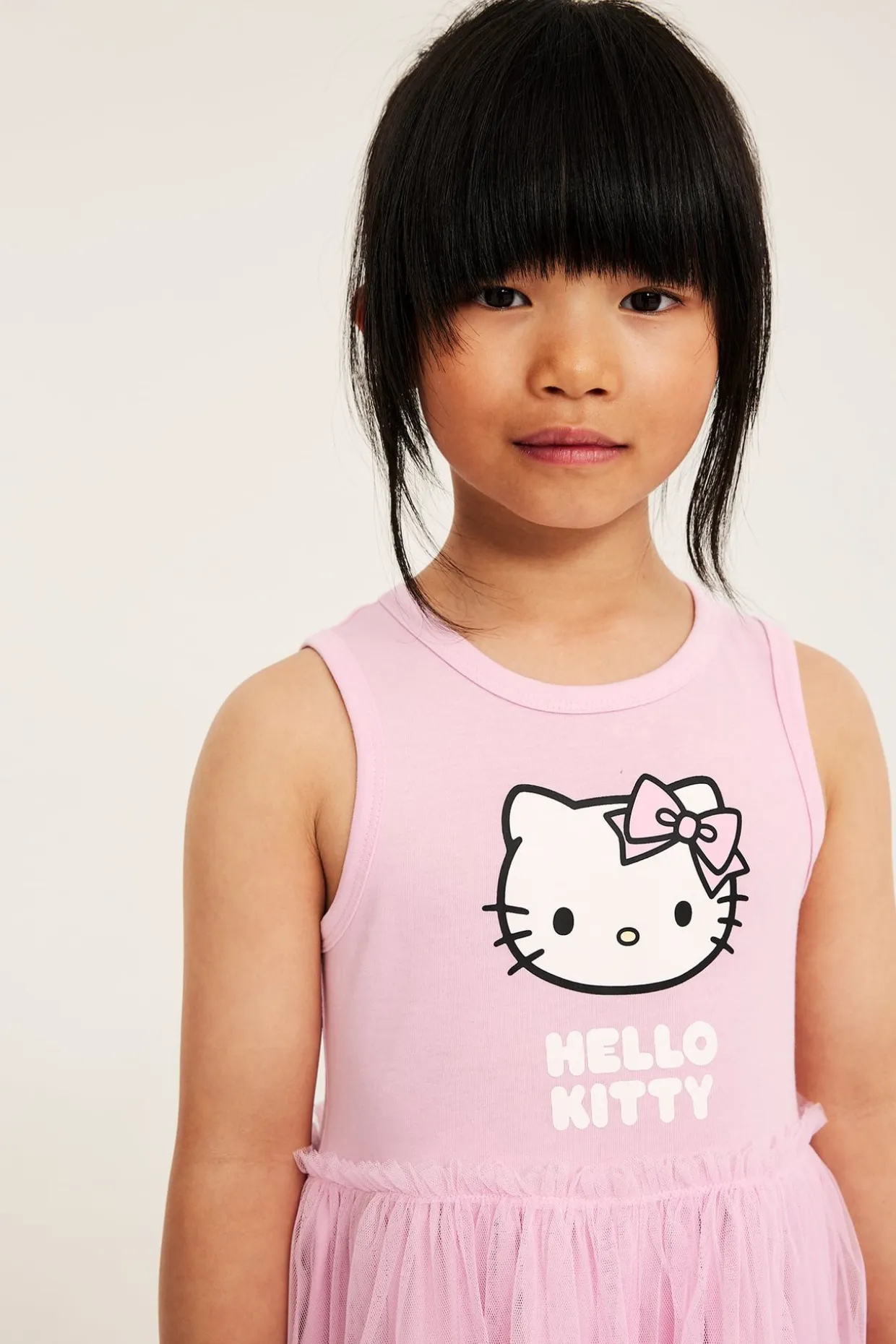 Hello Kitty klänning med tyllkjol
