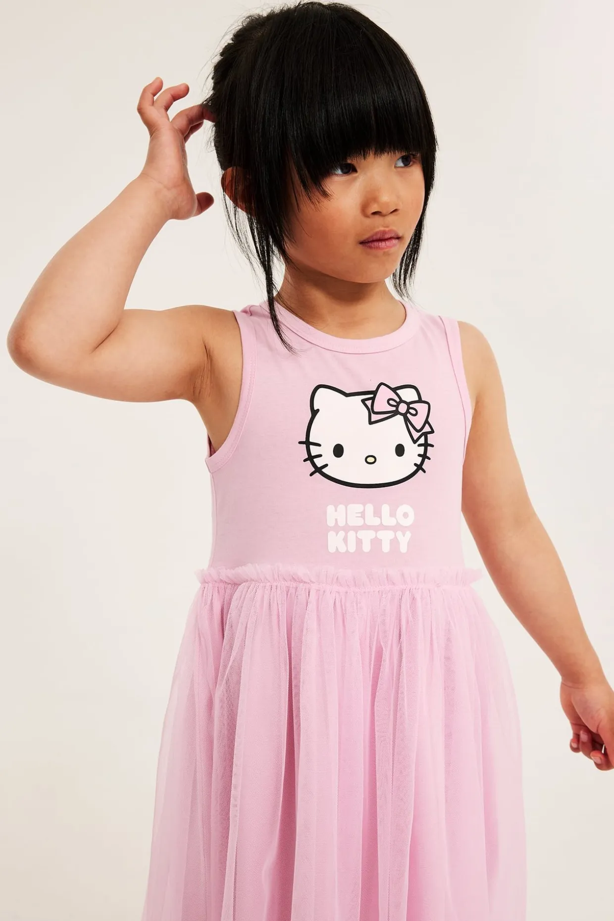 Hello Kitty klänning med tyllkjol