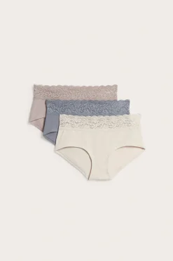 Hipstertrosa 3-pack i bomull
