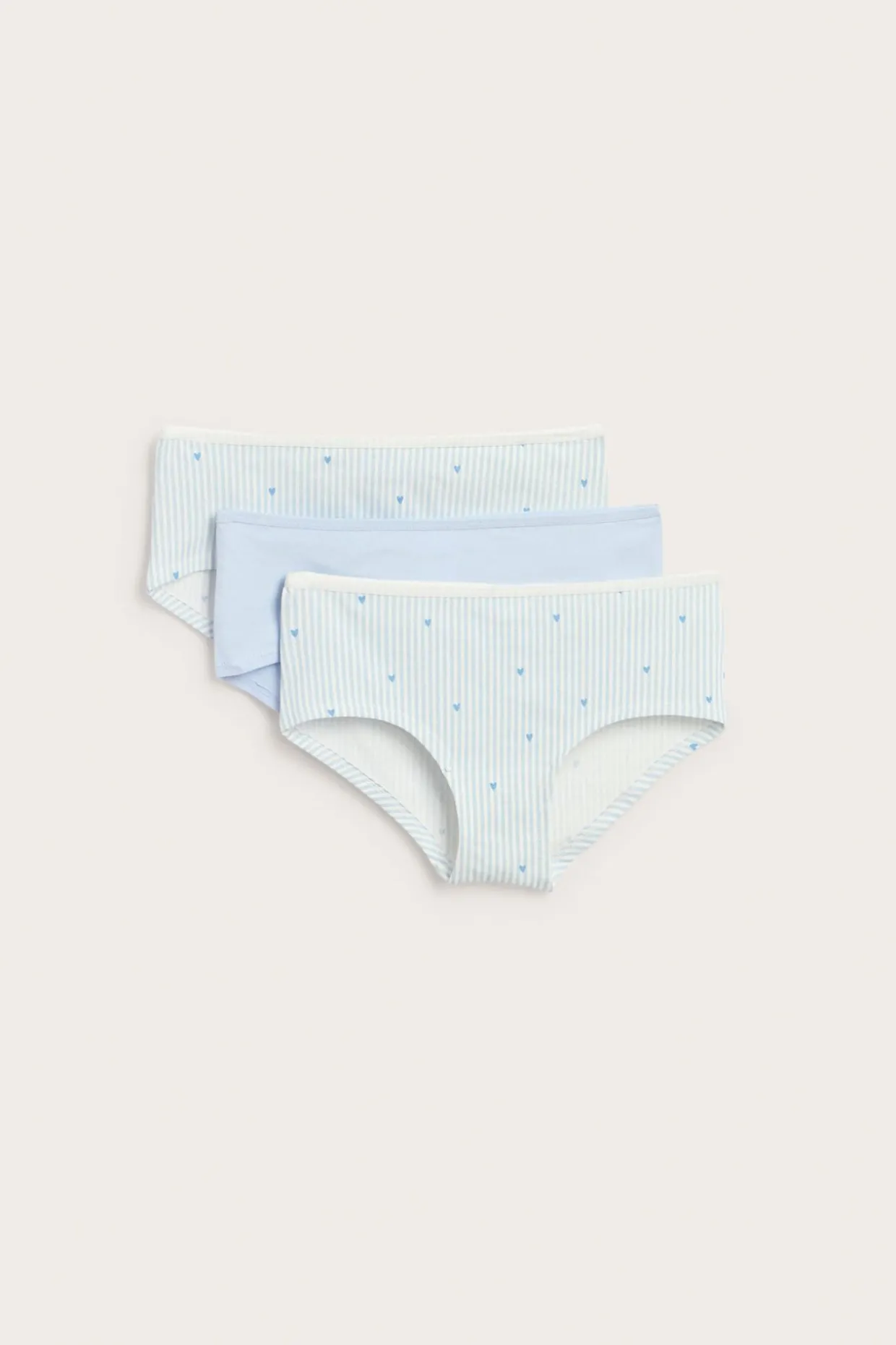 Hipstertrosor i bomull 3-pack