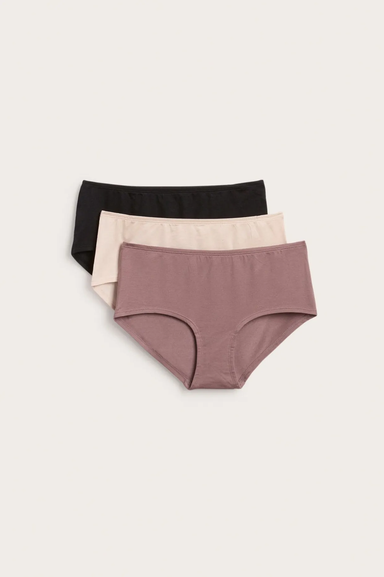 Hipstertrosor 3-pack i lyocell