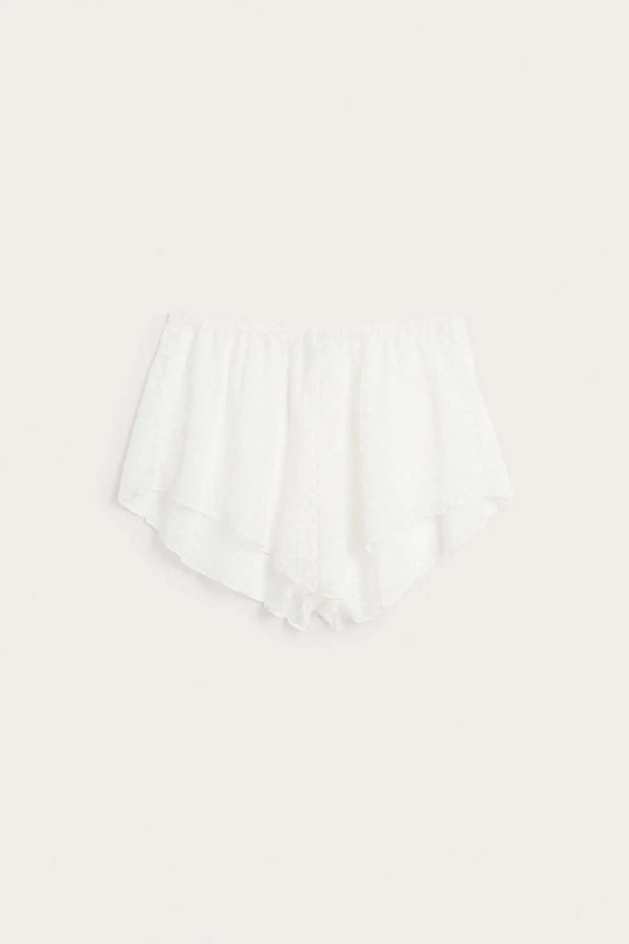 Hjärtmönstrade shorts i mesh