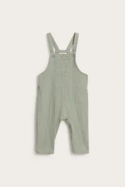 Hängselbyxor i muslin