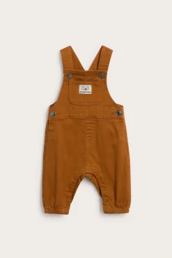 Hängselbyxor i twill
