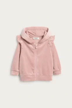 Hoodie i velour