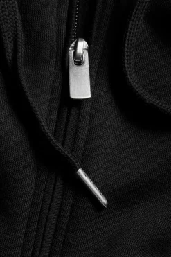 Hoodie med dragkedja