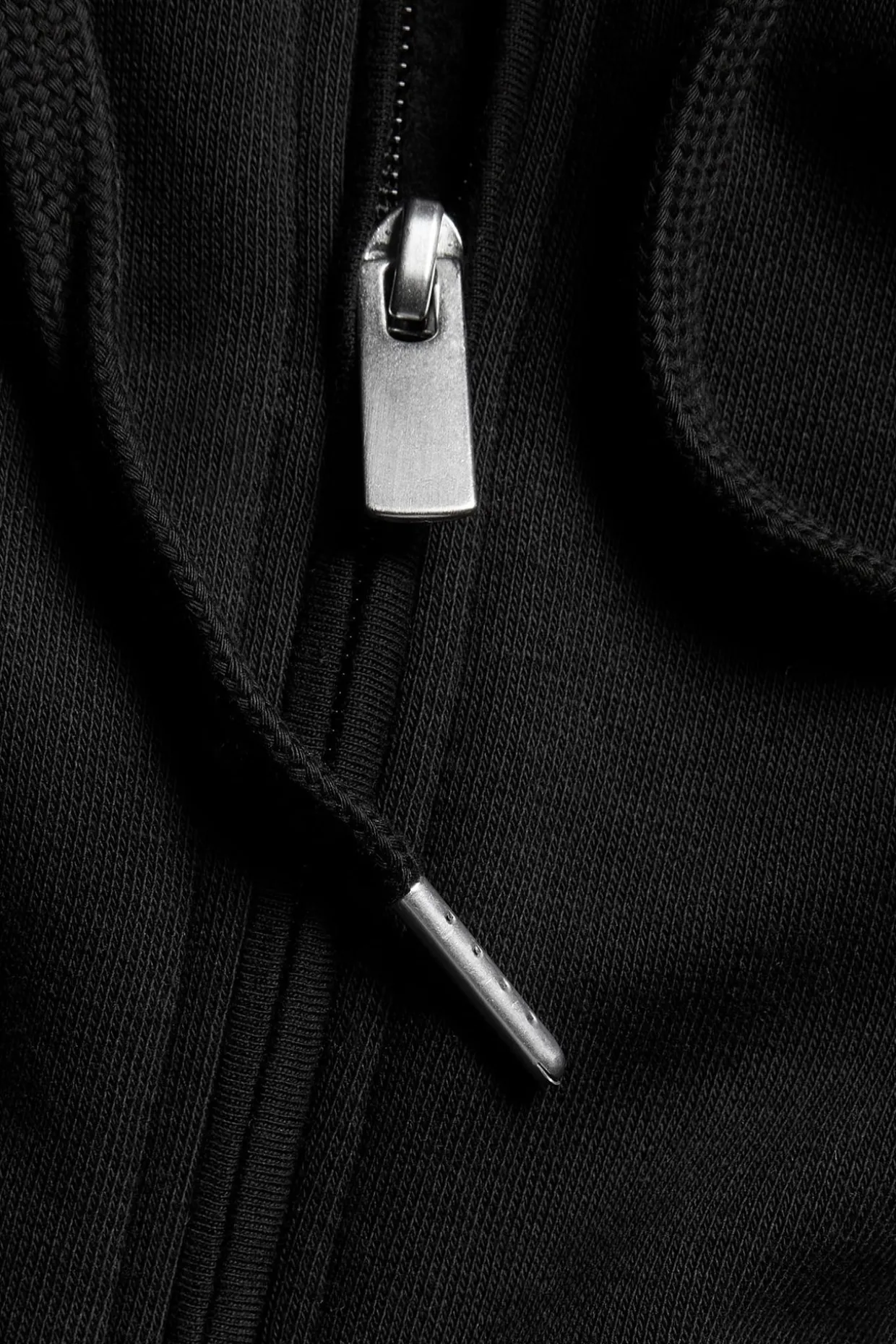 Hoodie med dragkedja