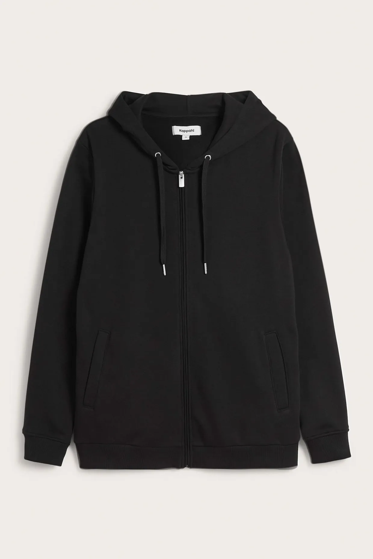 Hoodie med dragkedja
