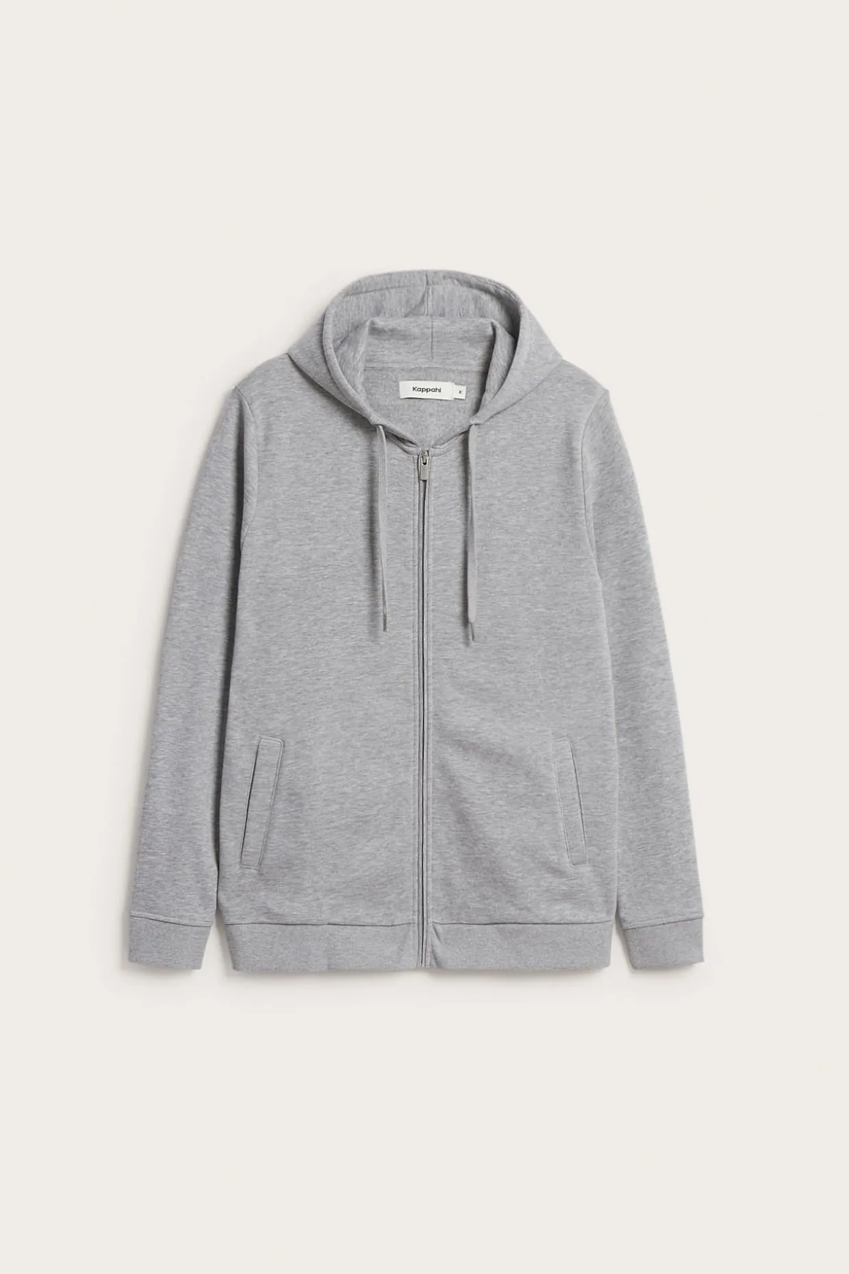 Hoodie med dragkedja