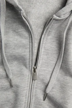 Hoodie med dragkedja
