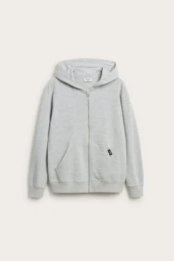 Hoodie med dragkedja