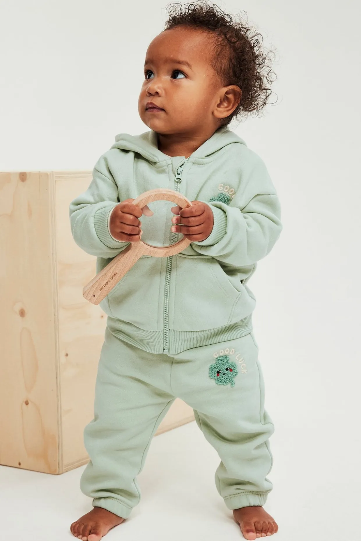 Hoodie med dragkedja