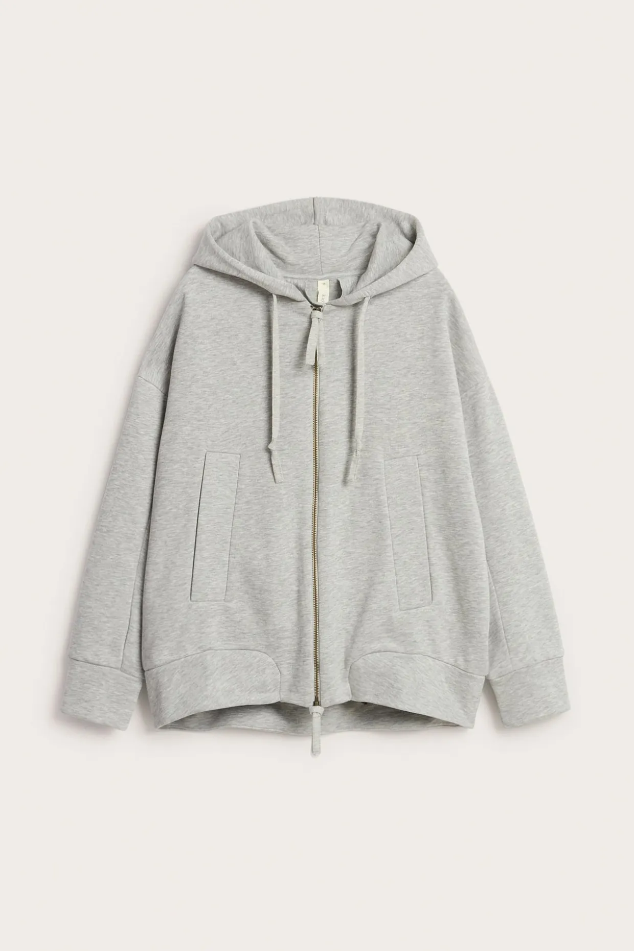 Hoodie med dragkedja