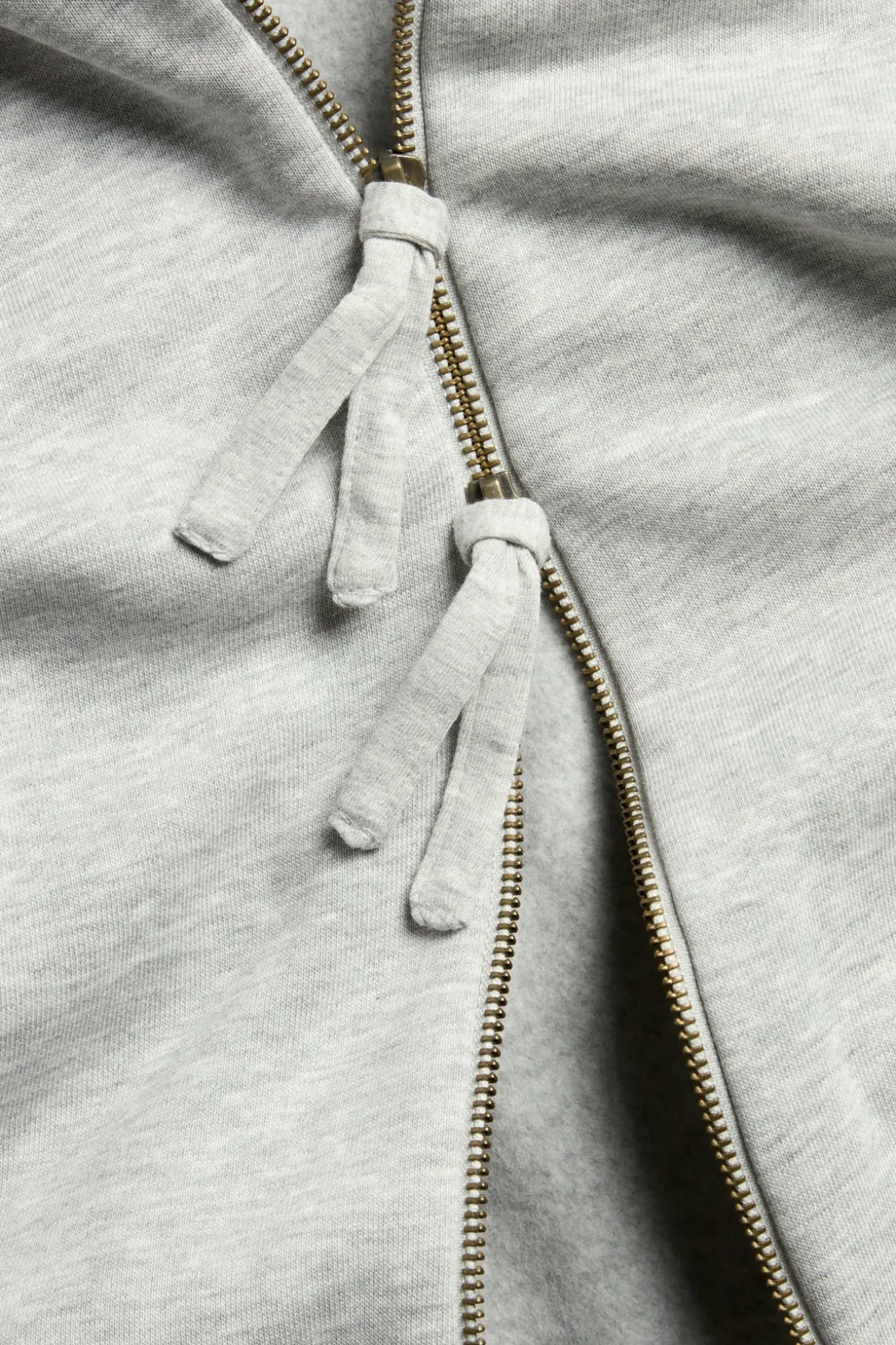 Hoodie med dragkedja