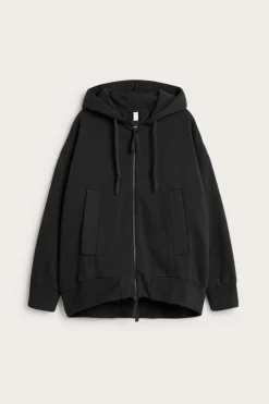 Hoodie med dragkedja