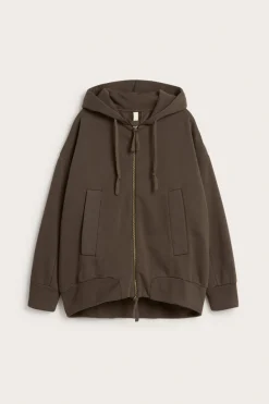 Hoodie med dragkedja