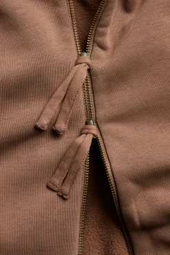 Hoodie med dragkedja