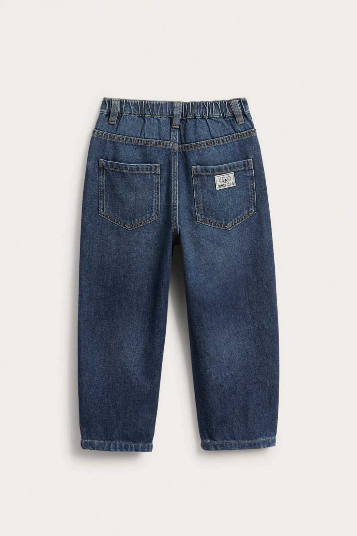 Jeans med barrel fit