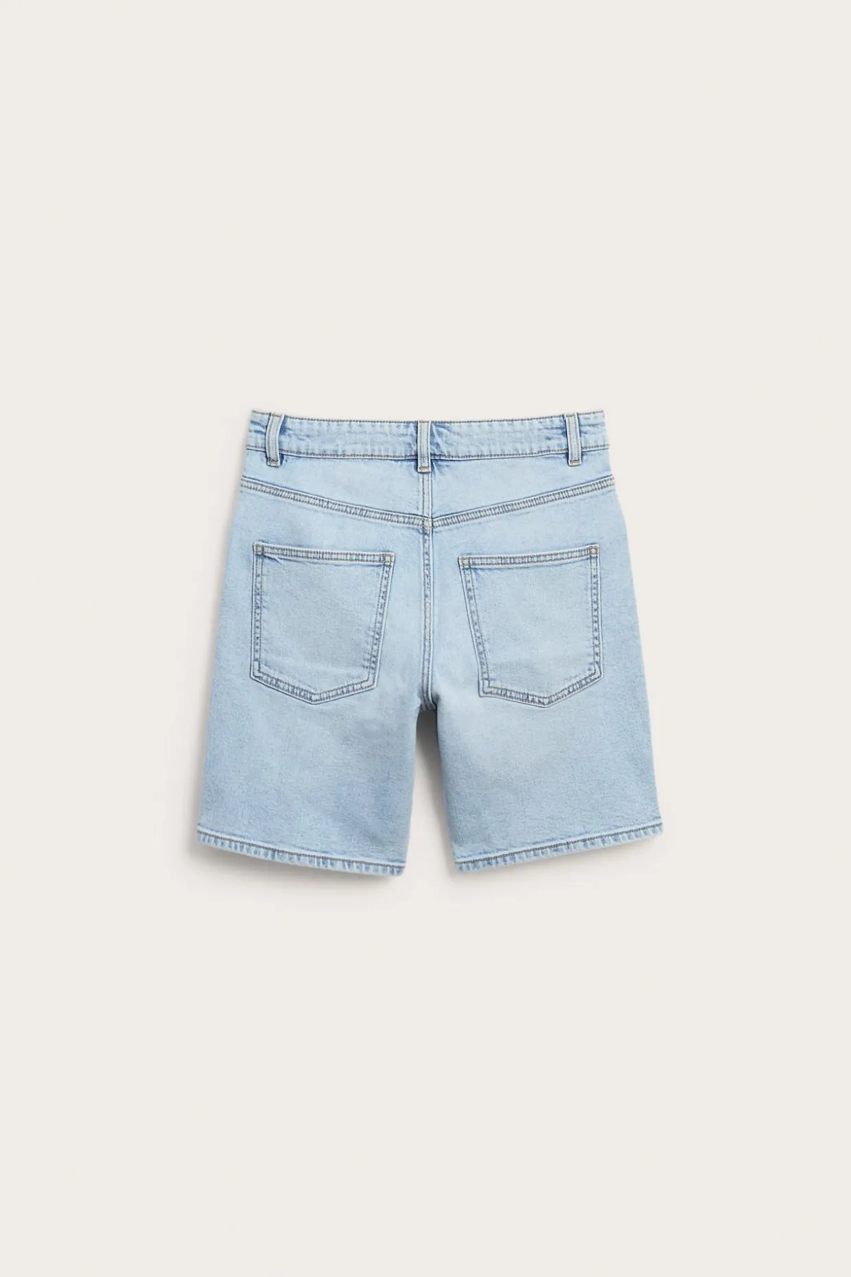 Jeansshorts i stretchig denim