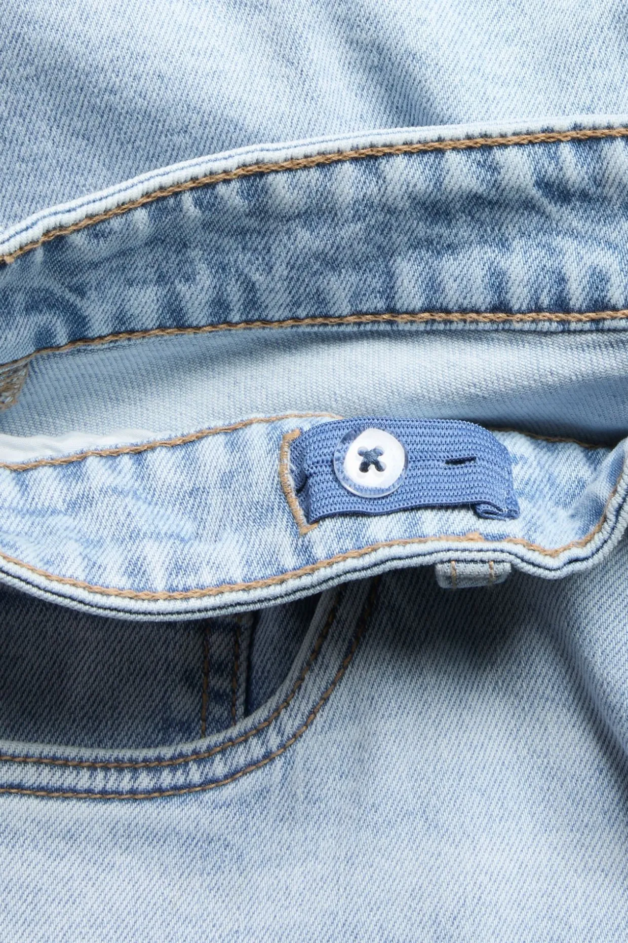 Jeansshorts i stretchig denim
