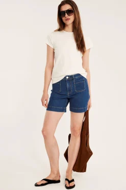 Jeansshorts med fickor