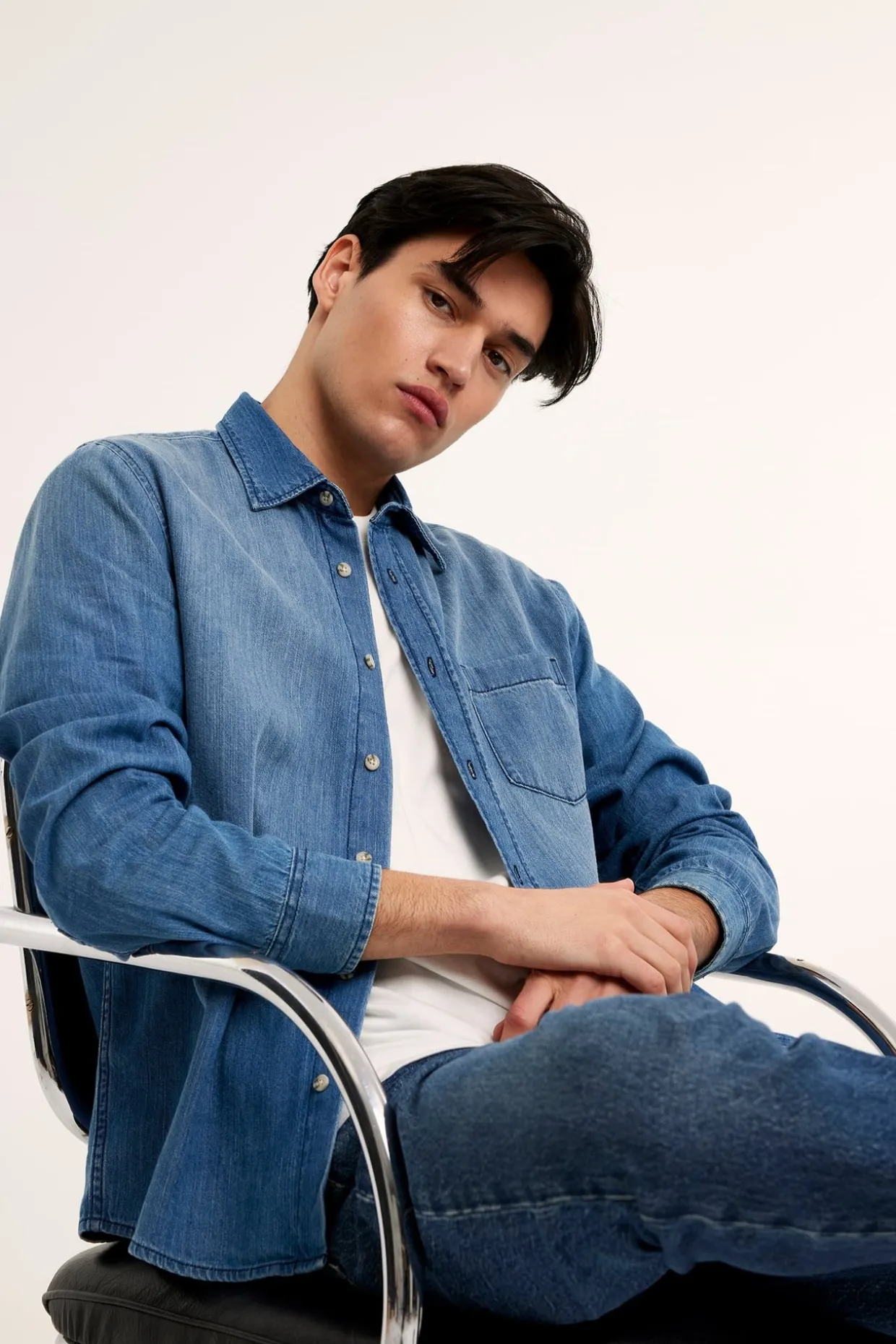 Jeansskjorta regular fit