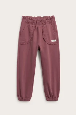 Joggingbyxor med spetsdetaljer