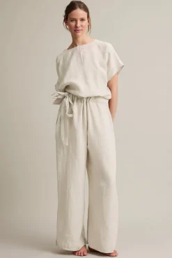Jumpsuit i linne