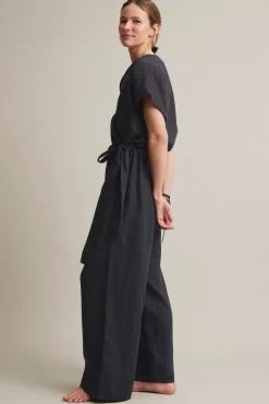 Jumpsuit i linne