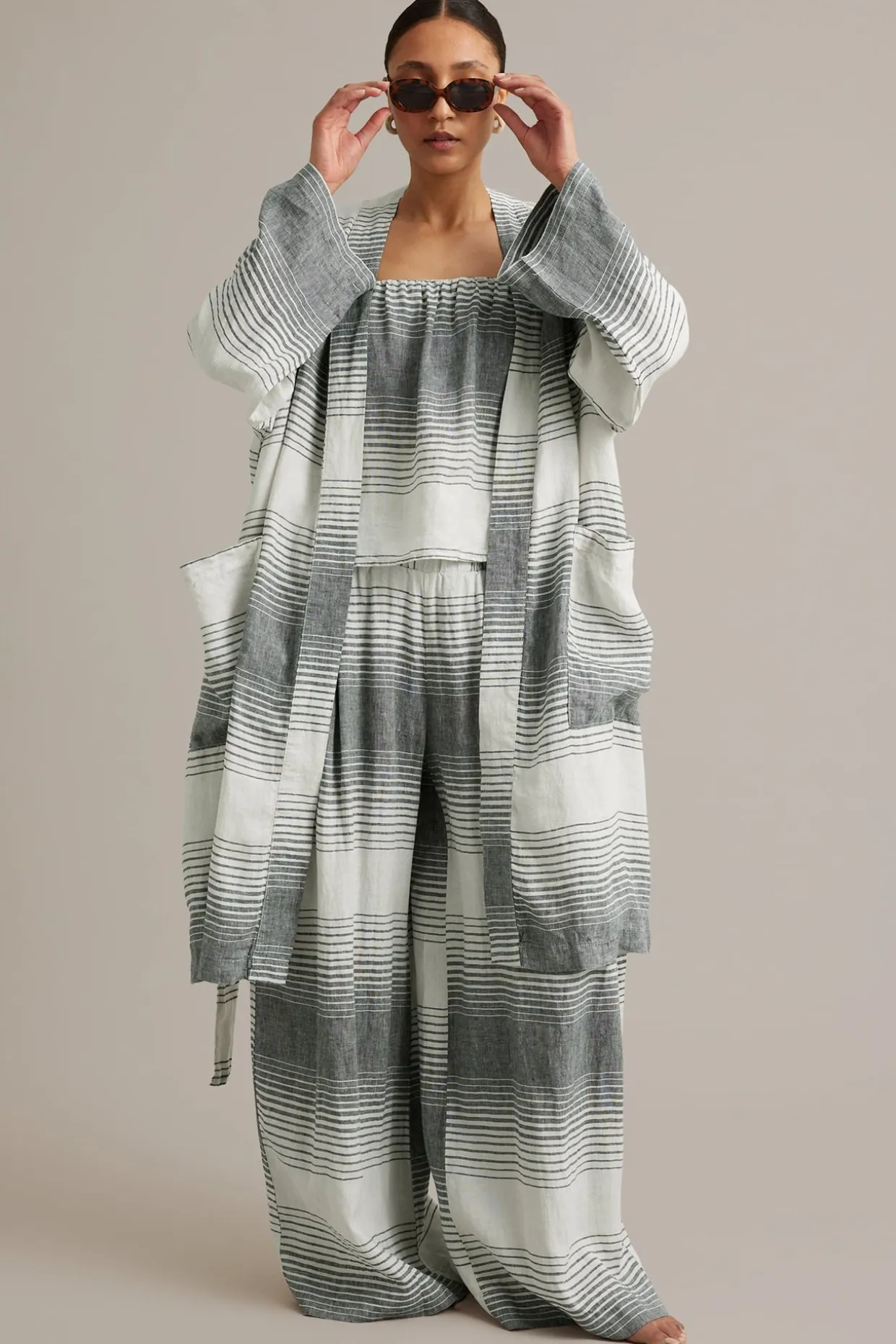 Kimono i linne