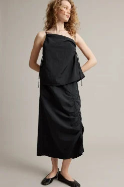 Kjol med draperingsdetalj
