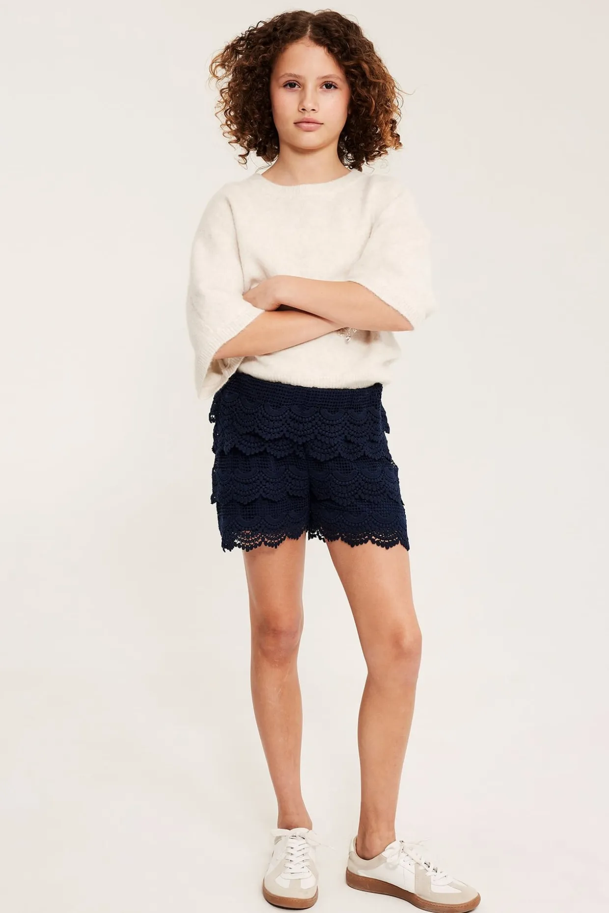 Korta spetsshorts