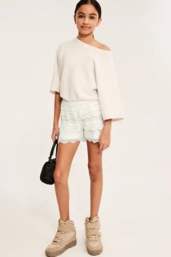 Korta spetsshorts