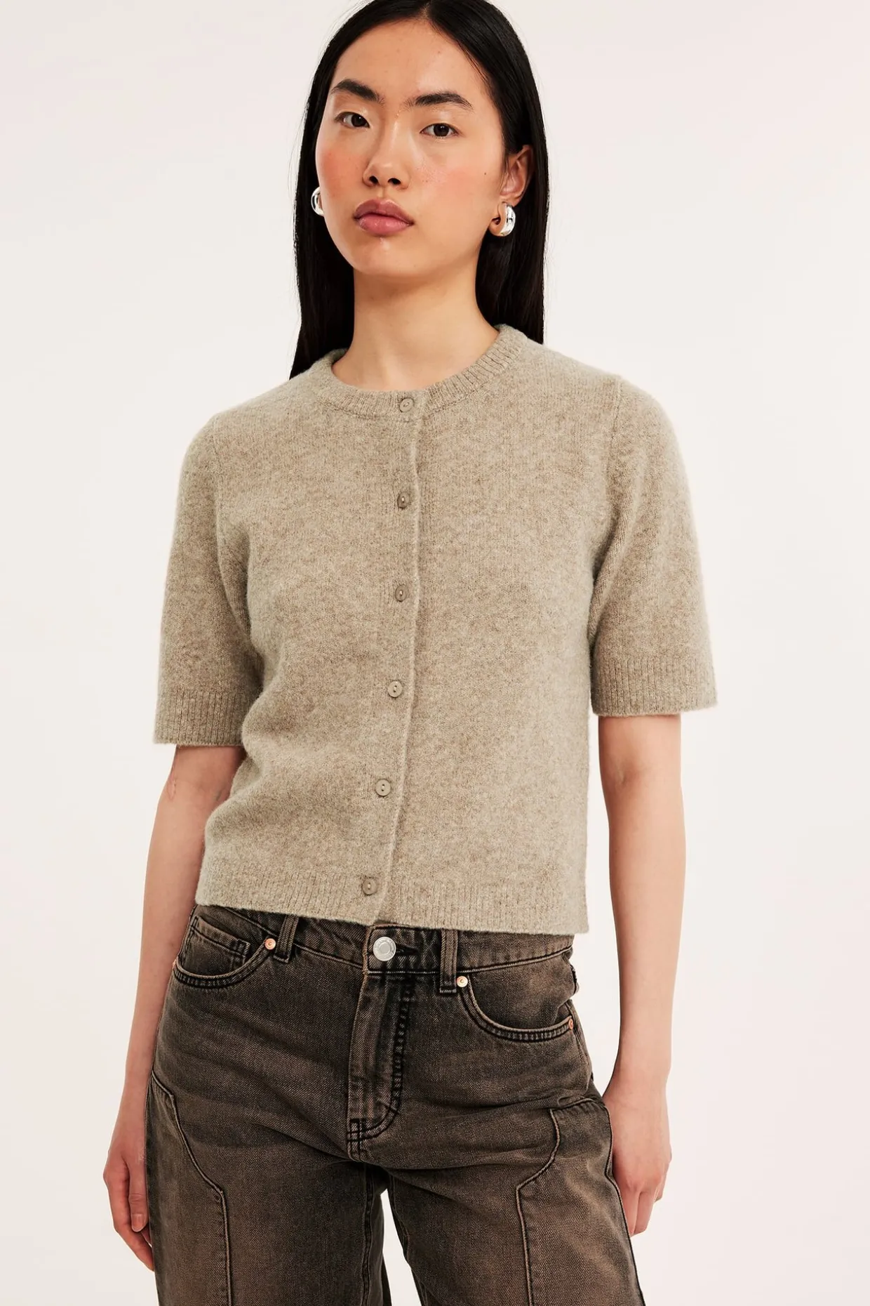 Kortärmad cardigan