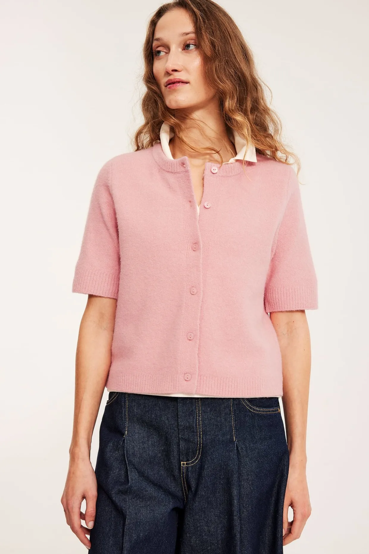 Kortärmad cardigan